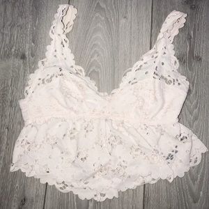 Aerie pink lace bra let’s